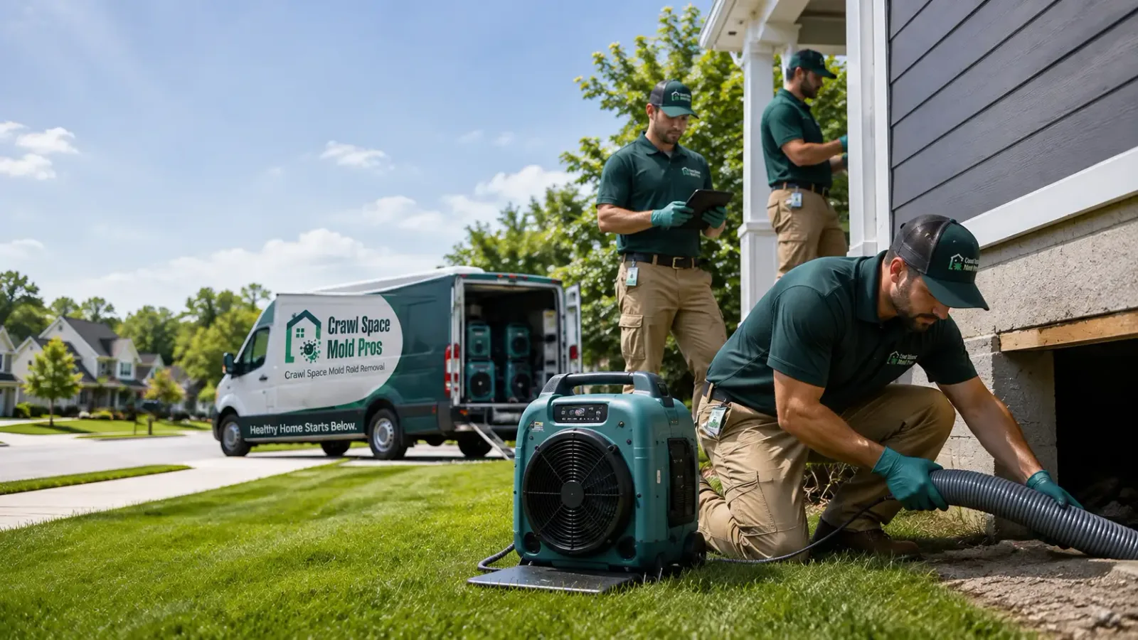 Crawl Space Mold Removal in Manteno, IL